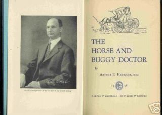THE HORSE AND BUGGY DOCTOR, 1938 FIRST EDITION
