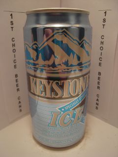 KEYSTONE ICE COORS ALUMINUM STAY TAB BEER CAN