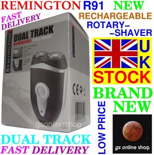 R91 DUAL TRACK RECHARGEABLE ROTARY SHAVER +PROTECTIVE CAP & BRUSH