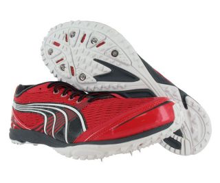 Puma Haraka Xcs Mens Track And Field Shoes Red/charcoal/b lack Size