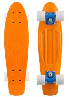 New Penny 22 in Original Complete Skateboard Orange Blue White FREE
