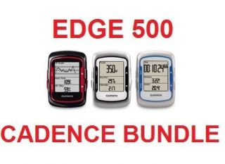 NEW Garmin Edge 500 Bike GPS [BUNDLE] CADENCE Edge500