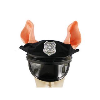 Police Pig Ear Hat Funny Halloween Costumes Accessories