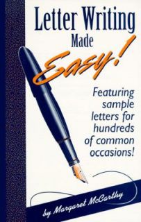 Newly listed Letter Writing Made Easy Featuring Sample Letters for