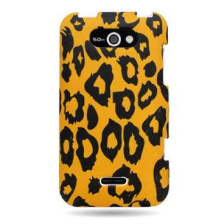 BROWN LEOPARD HARD PHONE SNAP ON COVER CASE FOR METRO PCS LG MOTION 4G