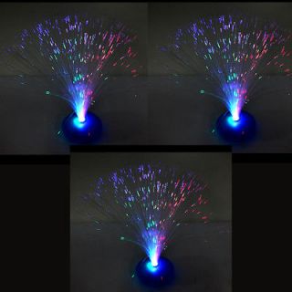 LED Fiber Optic Nightlight Stand Lamp Light Colorful Home Decoration