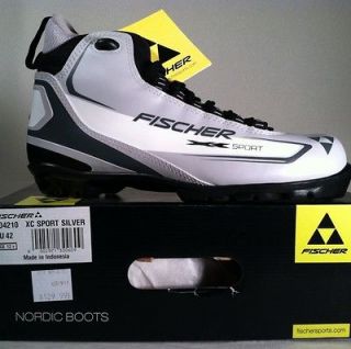 NIB Fischer XC Sport NNN XC Cross Country Ski Boots Sz 42 $130 New