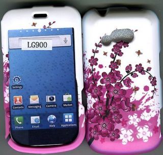 Case Cover LG 900G Straight Talk Spring Flowers Hard Phone Case Cover