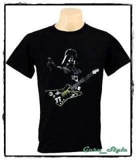 Cool Darth Vader Guitar Hero STar Wars Stencil Funny T Shirt Graffiti
