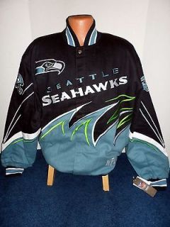 Seattle Seahawks NFL Twill Slash Jacket   Large