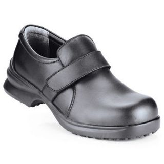 SFC Shoes for Crews Roxanne Steel Toe Black Womens Shoes 3900 Sz 8.5