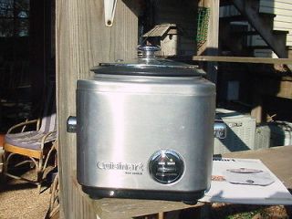 Cuisinart Rice Cooker CRC 400 with instruction Booklet