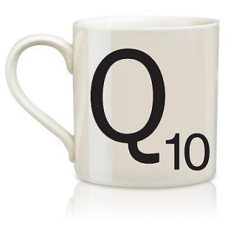Scrabble Coffee Mug Letter Q As Used In James Bond Movie By Q *New*