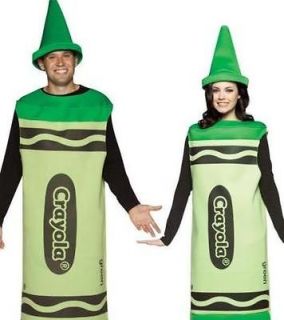 Big Green Crayola Crayon Funny Adult Halloween Costume