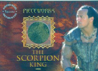 The Scorpion King Costume Card PW1 The Rock