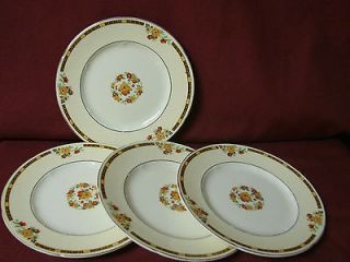Vintage W H Grindley China Dinnerware England Ellesmere Ivory set 4