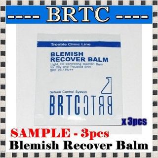 BRTC SAMPLE   Blemish Recover Balm BB Cream 3pcs + FREE GIFT