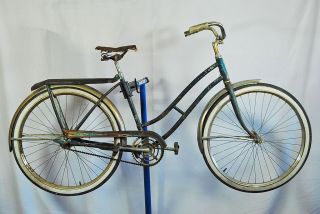 1965 Murray ladies cruiser bicycle bike blue rat rod project used