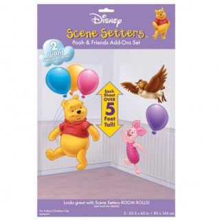 Winnie the Pooh scene setter add ons, Birthday party decorations