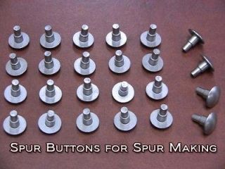 Spur Buttons for Custom Handmade Spurs
