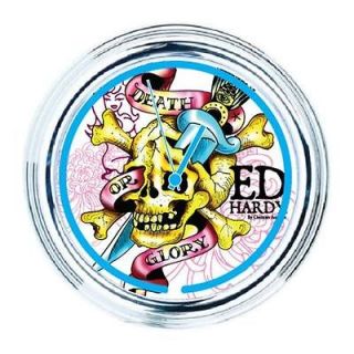 Ed Hardy `Death Or Glory` Tattoo Neon Wall Clock Skull