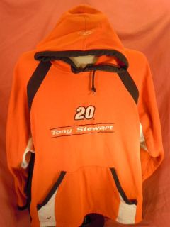 Sewn NASCAR Tony Stewart  Hoodie Jacket Sweatshirt 2XL C 431