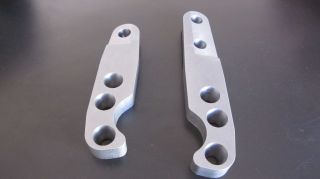 thick CNC machined Dana 44 high clearance steering arm set w/ GM