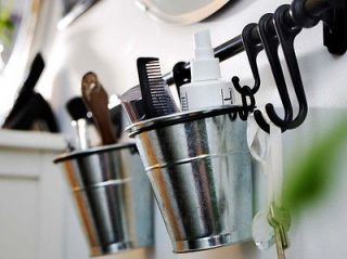 IKEA cutlery caddy plant pot utensil holder craft pen organizer steel