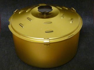 Vintage Rival crock pot Bread N Cake Bake gold insert discontinued