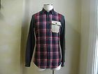 DSQUARED 2 ULTRA RARE PLAID PATCH EMBROIDERY SHIRT S 46