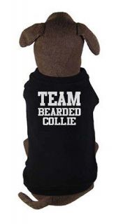 TEAM BEARDED COLLIE   dog and puppy t shirt   pet clothing   all