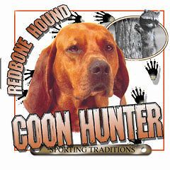 shirt Redbone White Shirt Coon Hound Coonhound Dog Hunter Hunting