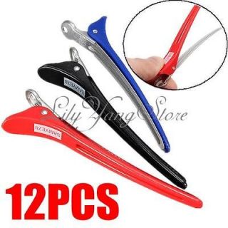 Plastic Professional Hairdressing Salon Section Hair Grip Clips