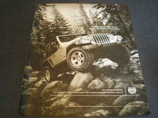2002 Daimler Chrysler Jeep Wrangler Rubicon Ad Goosebumps at 3 MPH