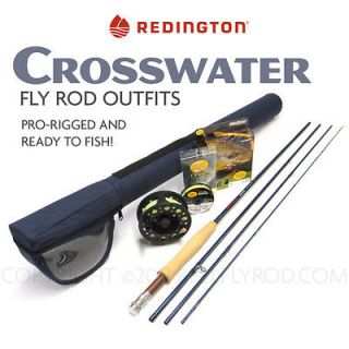 NEW REDINGTON CROSSWATER 586 4 5WT FLY ROD OUTFIT   