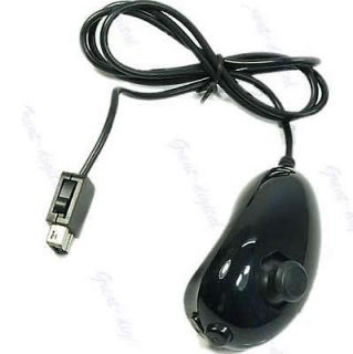 Hands Play Mini Game Wired Controller Nunchuck For Nintendo Wii Black