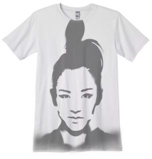Dara T Shirt Hand Airbrushed with stencils Park Sandara 2NE1 kpop