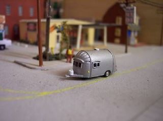 camping trailer N scale custom finished *ready to install* neat