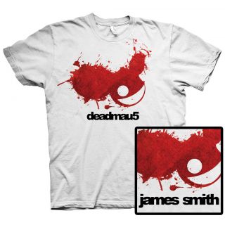 Deadmau5 CAN BE PERSONALISED Dubstep Dance Music Party T Shirt White