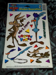VTG Wile E Coyote Road Runner Cartoon Bumper Window Locker sticker