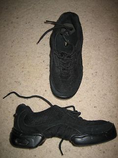 Revolution DanceWear Black Dance Sneakers Size 7 (538)