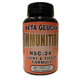 NSC 24 BETA GLUCAN JOINT And TISSUE FORMULA, 180 Caps.