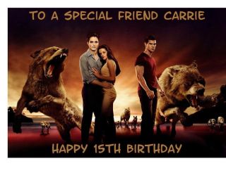 Personalised A5 Twilight 4 Breaking Dawn Part 2 Birthday Card