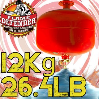 Flame Defender Fire Extinguisher 12kg 26.4lb Self Contained Automatic
