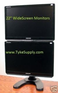 Vertical Dual Free Standing monitor stand up to 22 Monitors