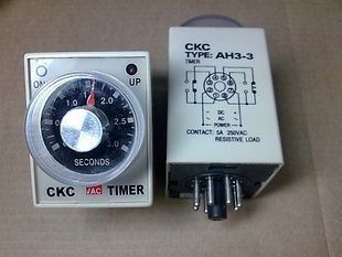 110V Power on delay timer time relay 0 3 minute 3m & Base