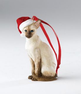 Country Artists Siamese Cat Hanging Ornament Figurine NEW 18574
