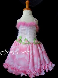 Dress for Halloween/Chri stmas/Birthday /Ball Princess Costume, Pink 0