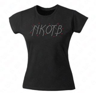 Ladies Diamante /Rhinestone NKOTB New Kids On The Block T shirt Sizes