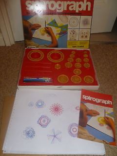 VINTAGE SPIROGRAPH GAME BY DENYS FISHER,1960s Yellow box version